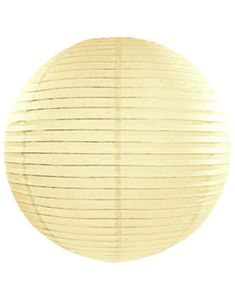 Cremefarvet Papirlanterne 20 cm