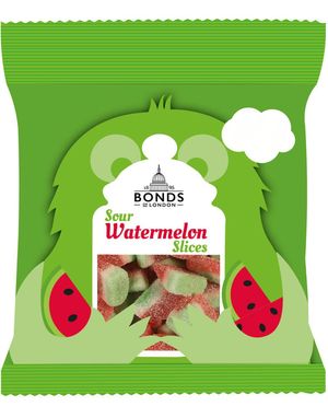 Sour Watermelon Slices - 55 g Bonds of London (UK)