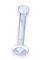 Transparent Labret - Hard Retainer