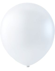 50 stk 30 cm - Hvide Balloner
