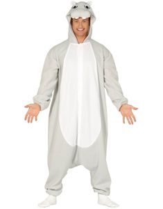 Flodhest Kigurumi Unisex Kostume