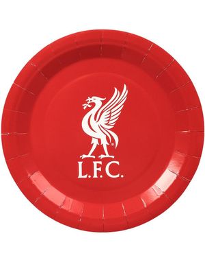 8 stk Liverpool FC Papptallerkener 23 cm
