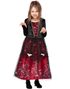 Light Up Vampiress - Deluxe Vampyrkostyme med Lys til Barn - 4-6 År