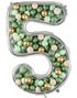 "5" Nummerramme til Ballonger 79x126 cm
