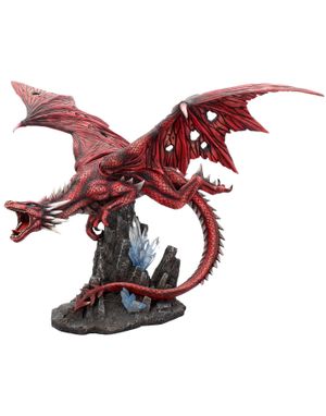 Fraeners Wrath - Rød Dragefigur 52 cm