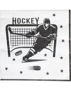 16 stk Hockey Servietter 33x33 cm