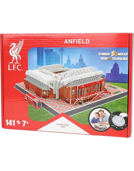 Liverpool Stadium - 3D Byggesett med 141 Deler