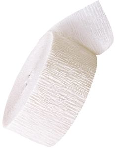 25 meter Hvidt Pyntebånd/Streamer