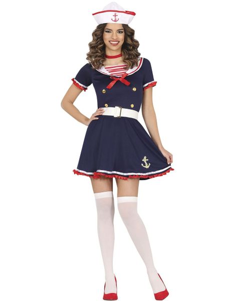 Sailor Girl - Matroskostyme Kostyme til Dame
