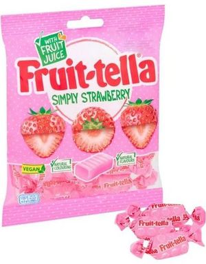 Fruit-tella Simply Strawberry 135 gram