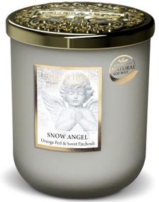 Snow Angel - Stort Duftlys i Glass med Appelsin og Patchouli Duft