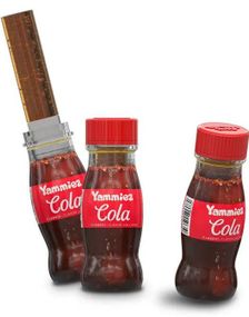 1 stk Yammiez Cola Pop - Kjærlighet i Mini Colaflaske