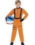 Orange Astronaut Kostyme til Barn 10-12 År