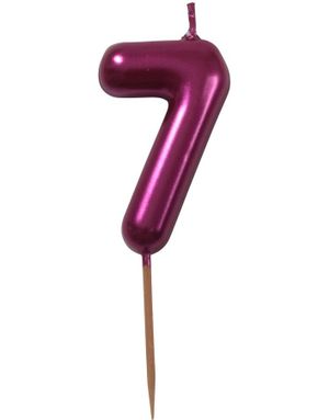 Tallet 7 - Metallisk Rosa Kakelys
