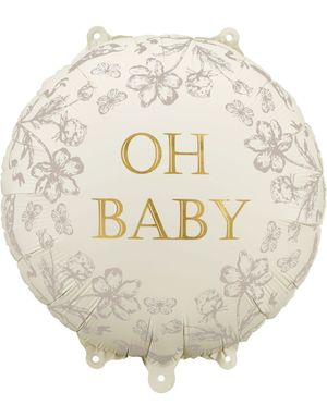 Rund Folieballong Oh Baby 35 cm