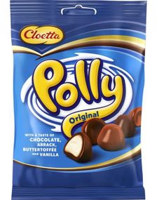 Polly Original Sjokoladekuler med Skumfyll 130 gram