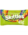 Skittles Crazy Sours - Tyggegummi Med Forskellige Sure Frugtsmage 45 Gram