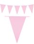 10 Meter Banner med Lys Rosa Vimpel Flag