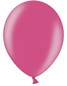 10 stk 27 cm - Metallisk Rosa Balloner