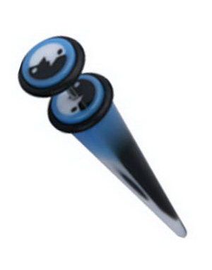 Big Needle Blue/Black/White - Fake Piercing