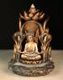 Thai Buddha Lotus Backflow Røkelsesbrenner 13,5 cm
