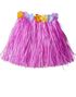 Hawaii Hula Nederdel m/Blomster - 40 cm Rosa 