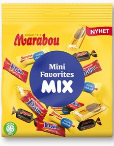 Marabou Mini Favourites Mix - Sjokoladebiter 157 gram