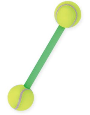 Tungepiercing med Tennisbold Kugler