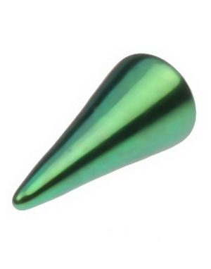 3x7 mm - Grøn Spike (Titan kugle)