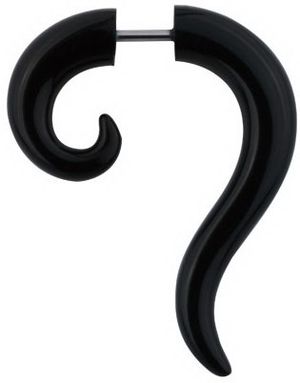 Fake Curl Piercing - Sort
