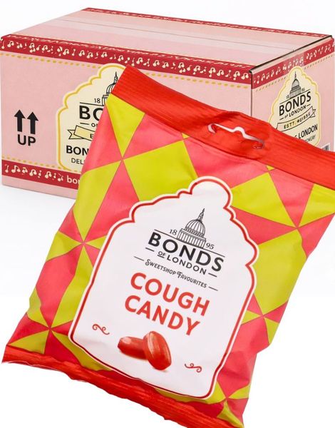 12 stk Cough Candy - Anis Sukkertøy - Bonds of London - Hel Eske 1,44 kg (UK)
