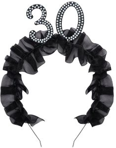 30 År - Pannebånd med Rysjer og Perler