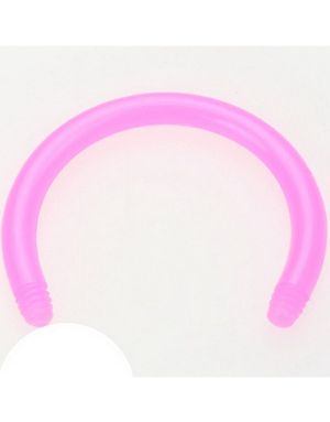 Rund Rosa Bioplast Stang - 1,2 x 6 mm