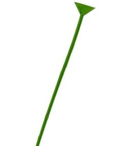 100 Stk Genanvendelige Ballonpinde Limegrøn - Nedbrydelige
