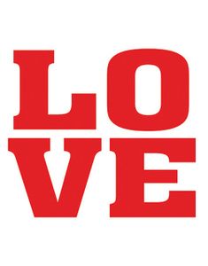 LOVE - 2 stk. Klistermærker til Sko