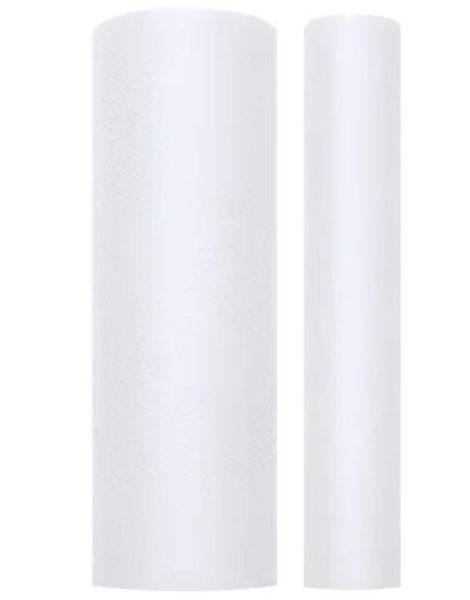 HVIT Tyll på Rull 15 cm x 9 meter