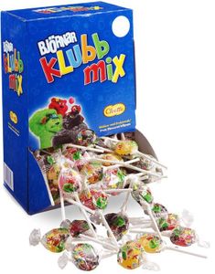 180 stk Bjørneklub Mix - Kærligheder med Frugtsmag - Hel Automatisk Kasse 2 kg