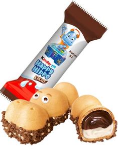DATO PRODUKT - 1 stk Kinder Happy Hippo Cocoa Kiks 21 gram
