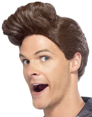 Ace Ventura Inspireret Brun Paryk