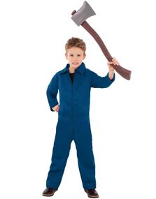 Blå Jumpsuit Kostume til Børn