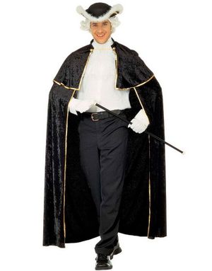 Venetiansk Kappe m/Halstørklæde - 142 cm