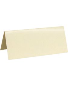 10 stk Elfenbenfargede Bordkort