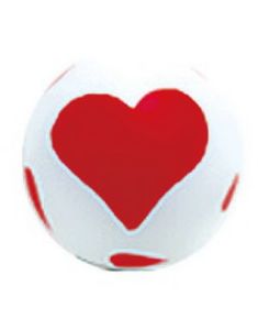 Red Heart - Hvid Akrylkugle