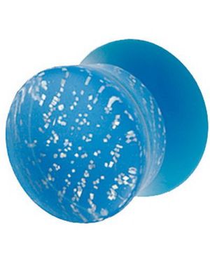 Two Sides Blue/Clear - Piercing Plug
