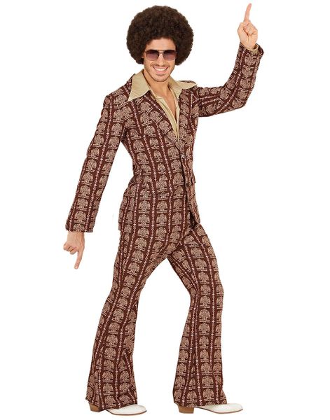 70'er Retro Damask Herrekostume