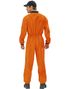 Orange Astronautkostume til Mænd 