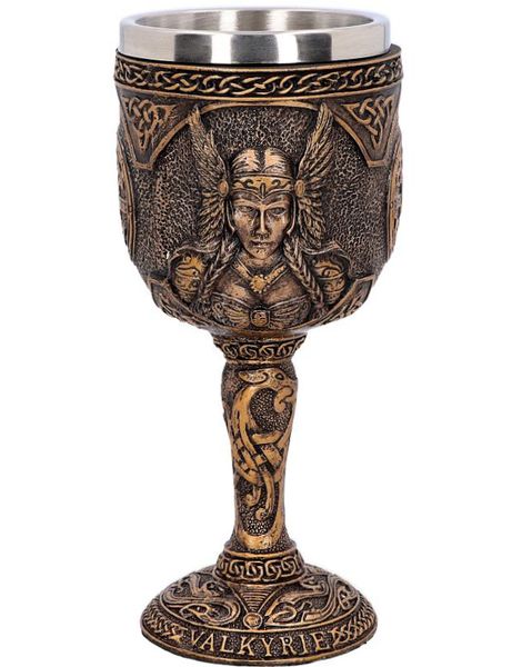 Valkyrie Goblet - Bronzefarvet Drikkebæger 17 cm