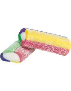 1 kg Pose med XL Regnbue Lakrisstenger - Vidal