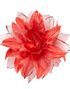 Hårspænde med Elegant Rød Blomst og Glitter