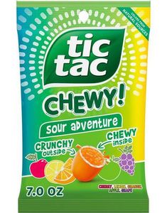 Tic Tac Chewy! Sour Adventure 80 gr - Fruktsmak